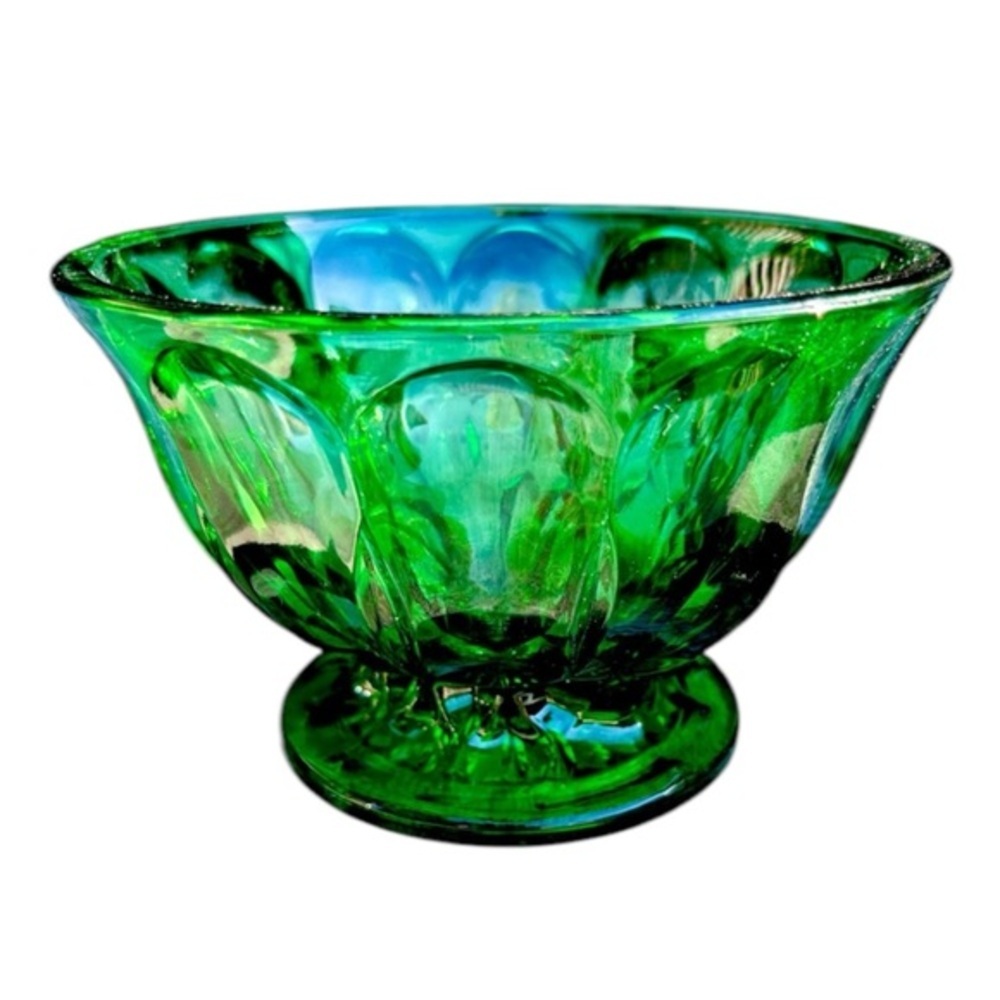 Vintage Anchor Hocking Pedestal Bowl